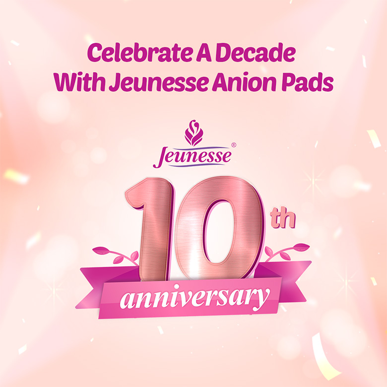 celebrate a decade with jeunesse anion pad